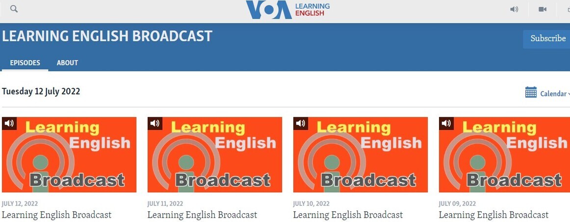 VOA Learning English Broadcast